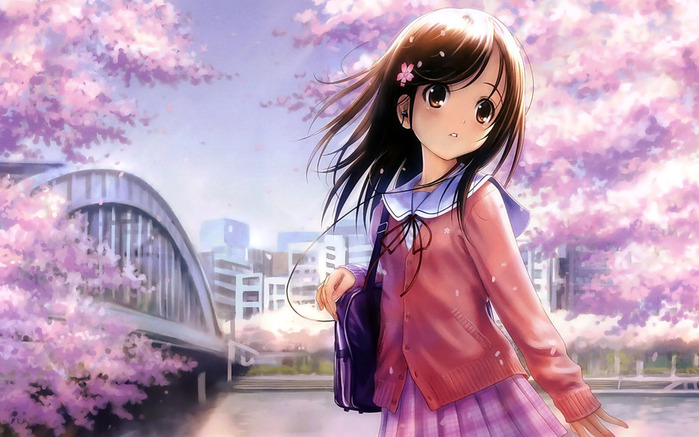 Anime cartoon girl images