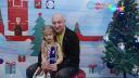Гоша Куценко с дочерью поздравляют телеканал «Карусель» с Новым годом