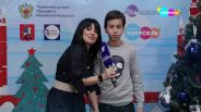 Юля Волкова с сыном поздравляют телеканал «Карусель» с Новым годом