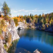 Тур в Карелию на 1 день "Рускеала - мраморное царство и водопады ахвенокски"