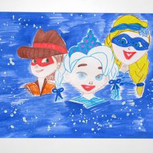 Василиса Максимовна Федяева в конкурсе «Новогодние приключения»