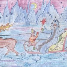 Дарья Перкова в конкурсе «Новогодние приключения»