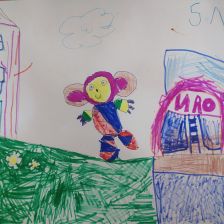 Полина Павловна Симонова в конкурсе «КТО САМЫЙ УШАСТЫЙ?»