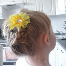 Маша Хонякина в конкурсе «Самая креативная прическа»