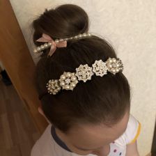 Мария Денисовна Горбоносова в конкурсе «Самая креативная прическа»