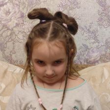 Соня Артёмовна Коротеева в конкурсе «Самая креативная прическа»