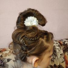 Светлана Гужва в конкурсе «Самая креативная прическа»