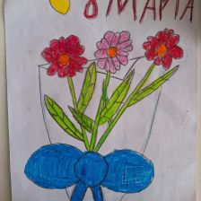 Полина Олеговна Валитова в конкурсе «Открытка для мамы»