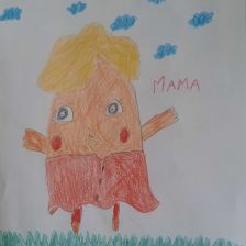 Анастасия Сергеевна Писарько в конкурсе «Открытка для мамы»