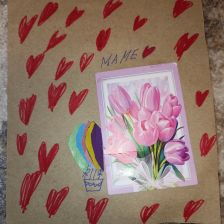 Залина Зульфаровна Закирова в конкурсе «Открытка для мамы»