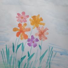 Варюша Лаврухина в конкурсе «Открытка для мамы»