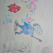 Лев Григорьевич в конкурсе «Подвиги рыцаря Фторида в борьбе с кариесом»