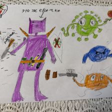 Тимофей Владимирович Аброшин в конкурсе «Подвиги рыцаря Фторида в борьбе с кариесом»