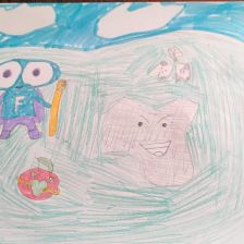 Мария Максимовна Журавлёва в конкурсе «Подвиги рыцаря Фторида в борьбе с кариесом»