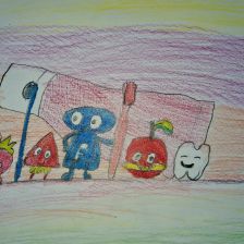 Мария Игоревна Горностаева в конкурсе «Подвиги рыцаря Фторида в борьбе с кариесом»