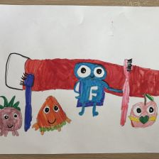 Есения Ивановна Гаврилушкина в конкурсе «Подвиги рыцаря Фторида в борьбе с кариесом»