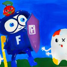 Милана Семеновна Филиппова в конкурсе «Подвиги рыцаря Фторида в борьбе с кариесом»