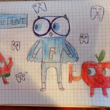 Милана Круглова в конкурсе «Подвиги рыцаря Фторида в борьбе с кариесом»