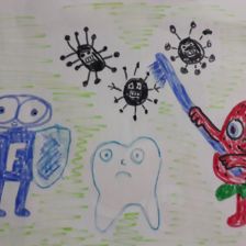 Настя Чудопал в конкурсе «Подвиги рыцаря Фторида в борьбе с кариесом»