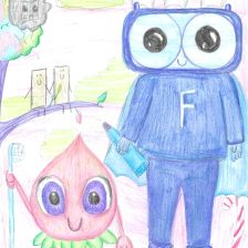 Полина Сергеевна Тихенко в конкурсе «Подвиги рыцаря Фторида в борьбе с кариесом»