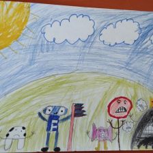 Миша Игоревна Бартанова в конкурсе «Подвиги рыцаря Фторида в борьбе с кариесом»