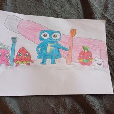 Полина,Соня Робан в конкурсе «Подвиги рыцаря Фторида в борьбе с кариесом»