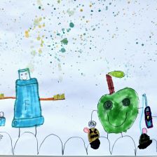 Коля Алексеевич Седин в конкурсе «Подвиги рыцаря Фторида в борьбе с кариесом»