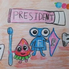 Дарья Алексеевна Дроздова в конкурсе «Подвиги рыцаря Фторида в борьбе с кариесом»