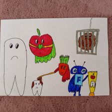 Даша Андреевна Семененко в конкурсе «Подвиги рыцаря Фторида в борьбе с кариесом»