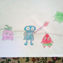 Настя Александровна Бережко в конкурсе «Подвиги рыцаря Фторида в борьбе с кариесом»