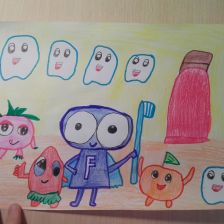 Маргарита Алексеевна Баранова в конкурсе «Подвиги рыцаря Фторида в борьбе с кариесом»