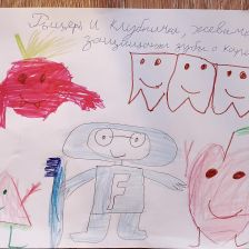 Арсен в конкурсе «Подвиги рыцаря Фторида в борьбе с кариесом»