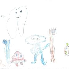 Алиса Комарова в конкурсе «Подвиги рыцаря Фторида в борьбе с кариесом»