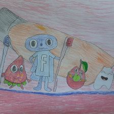 Олеся Валерьевна Яковлева в конкурсе «Подвиги рыцаря Фторида в борьбе с кариесом»