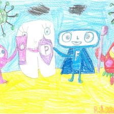 Абрар Мохаммед Гаафар Салем Мула Аль-Двайлах в конкурсе «Подвиги рыцаря Фторида в борьбе с кариесом»