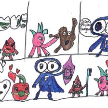 Георгий Вячеславович Хаустов в конкурсе «Подвиги рыцаря Фторида в борьбе с кариесом»