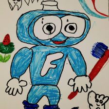 Никита Антонович Боков в конкурсе «Подвиги рыцаря Фторида в борьбе с кариесом»