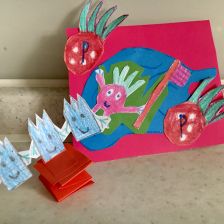 Полина в конкурсе «Подвиги рыцаря Фторида в борьбе с кариесом»