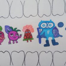 Дарья Дмитриевна Герасимова в конкурсе «Подвиги рыцаря Фторида в борьбе с кариесом»