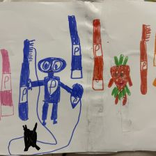 Матвей Витальевич Чопенко в конкурсе «Подвиги рыцаря Фторида в борьбе с кариесом»