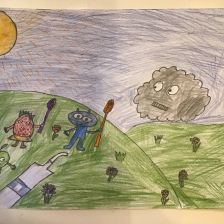 Ева Борисовна Кузьменко в конкурсе «Подвиги рыцаря Фторида в борьбе с кариесом»