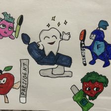 Лиана Павловна Белоусова в конкурсе «Подвиги рыцаря Фторида в борьбе с кариесом»