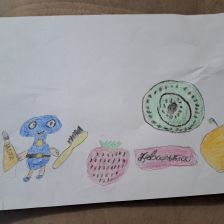 Полина Андреевна Птушкина в конкурсе «Подвиги рыцаря Фторида в борьбе с кариесом»