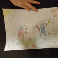 Анастасия Кирилловна Коврова в конкурсе «Подвиги рыцаря Фторида в борьбе с кариесом»