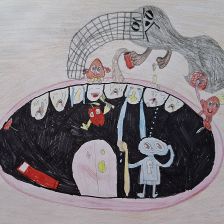 Лена Минеева в конкурсе «Подвиги рыцаря Фторида в борьбе с кариесом»