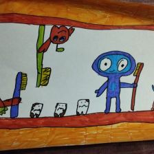 Екатерина Васильевна Анпилова в конкурсе «Подвиги рыцаря Фторида в борьбе с кариесом»