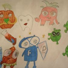 Евгения Ивановна Кольба в конкурсе «Подвиги рыцаря Фторида в борьбе с кариесом»