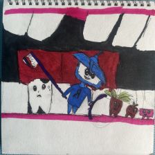 Кристина Александровна Шевелёва в конкурсе «Подвиги рыцаря Фторида в борьбе с кариесом»