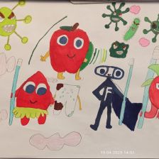 Лиза Алексеевна Ковальская в конкурсе «Подвиги рыцаря Фторида в борьбе с кариесом»