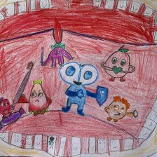 София Суреновна Кочарян в конкурсе «Подвиги рыцаря Фторида в борьбе с кариесом»